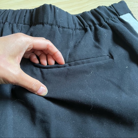 Old Navy Slacks Pants Trousers Bottoms Tuxedo Stripe Pockets Size 14 - Picture 6 of 7